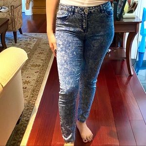 Blue retro jeans
